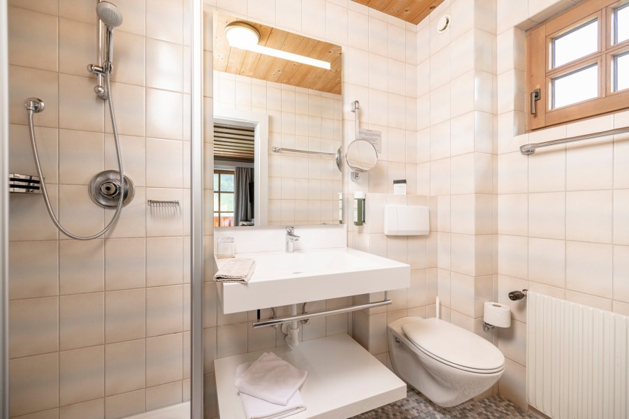 Einzelzimmer Tirol, Badezimmer