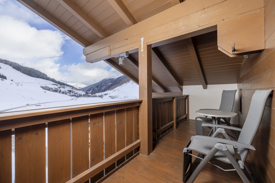 Familiensuite 3 Hintertux, Balkon Loggia
