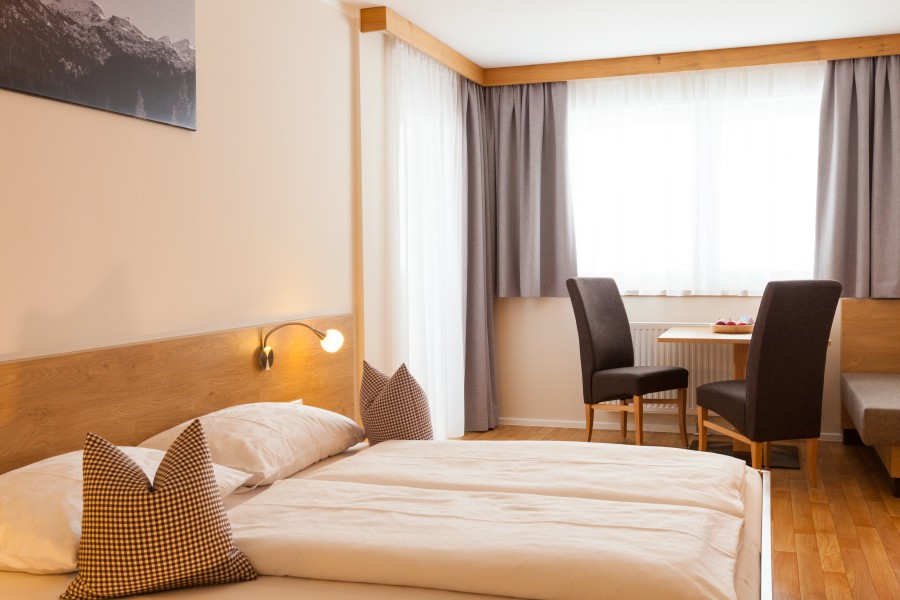 Zimmer Hintertux mit Doppelbett