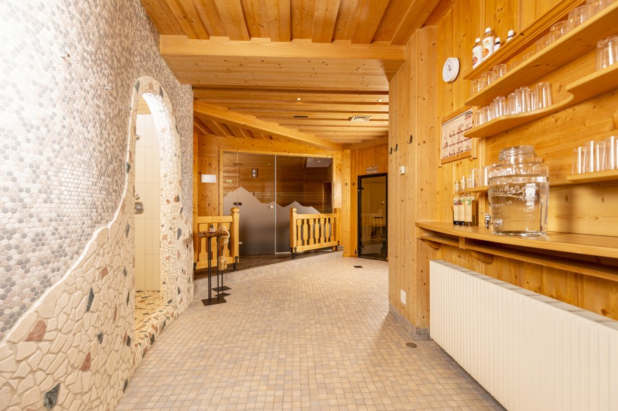 Saunabereich in der Wohlfühloase im Hintertuxerhof